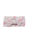 Knit Large Bow Headwrap | Blooming Butterflies