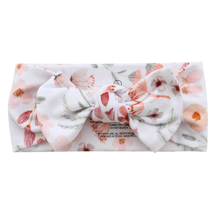 Printed Knit Large Bow Headwraps