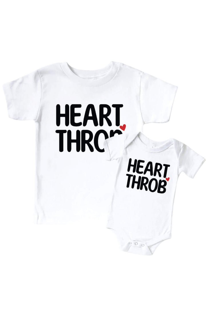 heart throb graphic bodysuit or kids tee