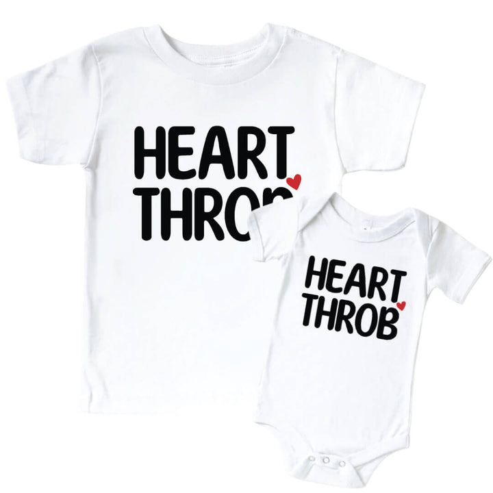 heart throb graphic bodysuit or kids tee