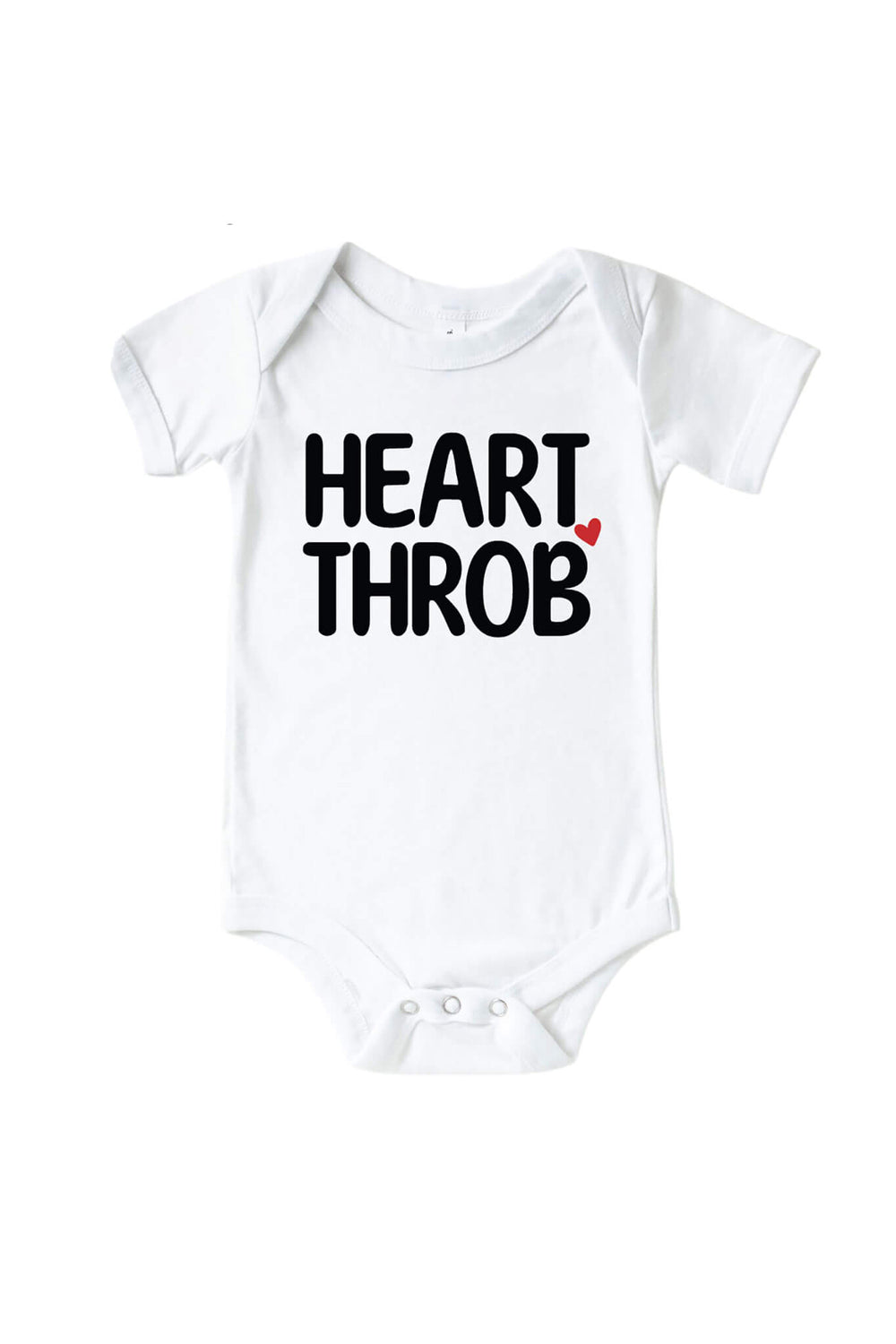 heart throb graphic bodysuit for babies 