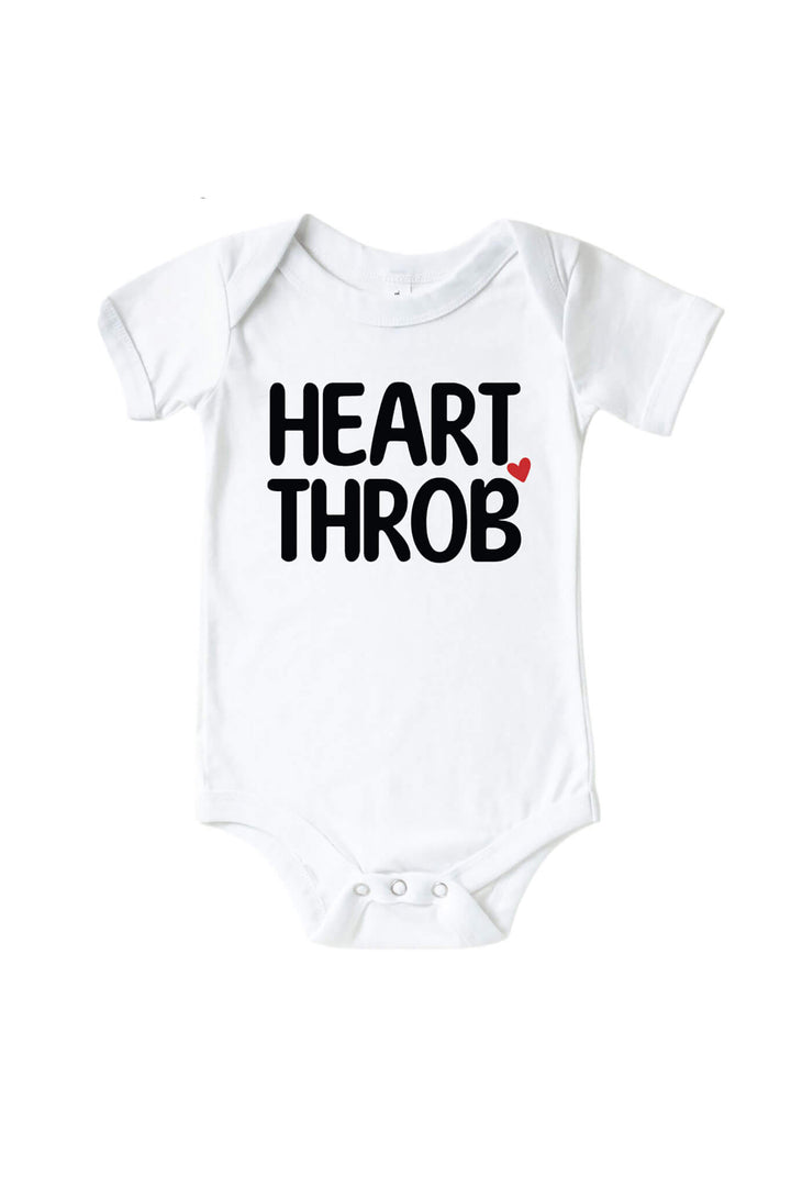 heart throb graphic bodysuit for babies 