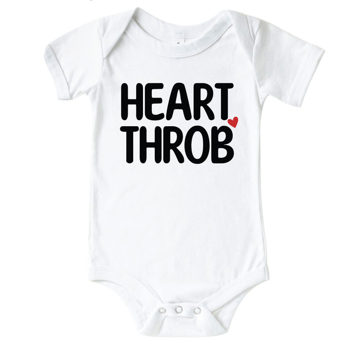 heart throb graphic bodysuit for babies 