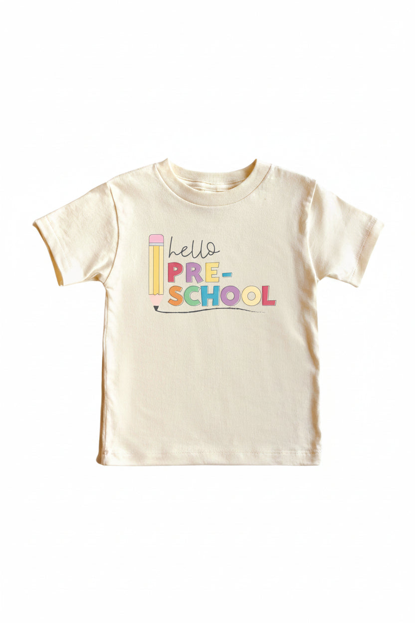 hello preschool tee shirt 