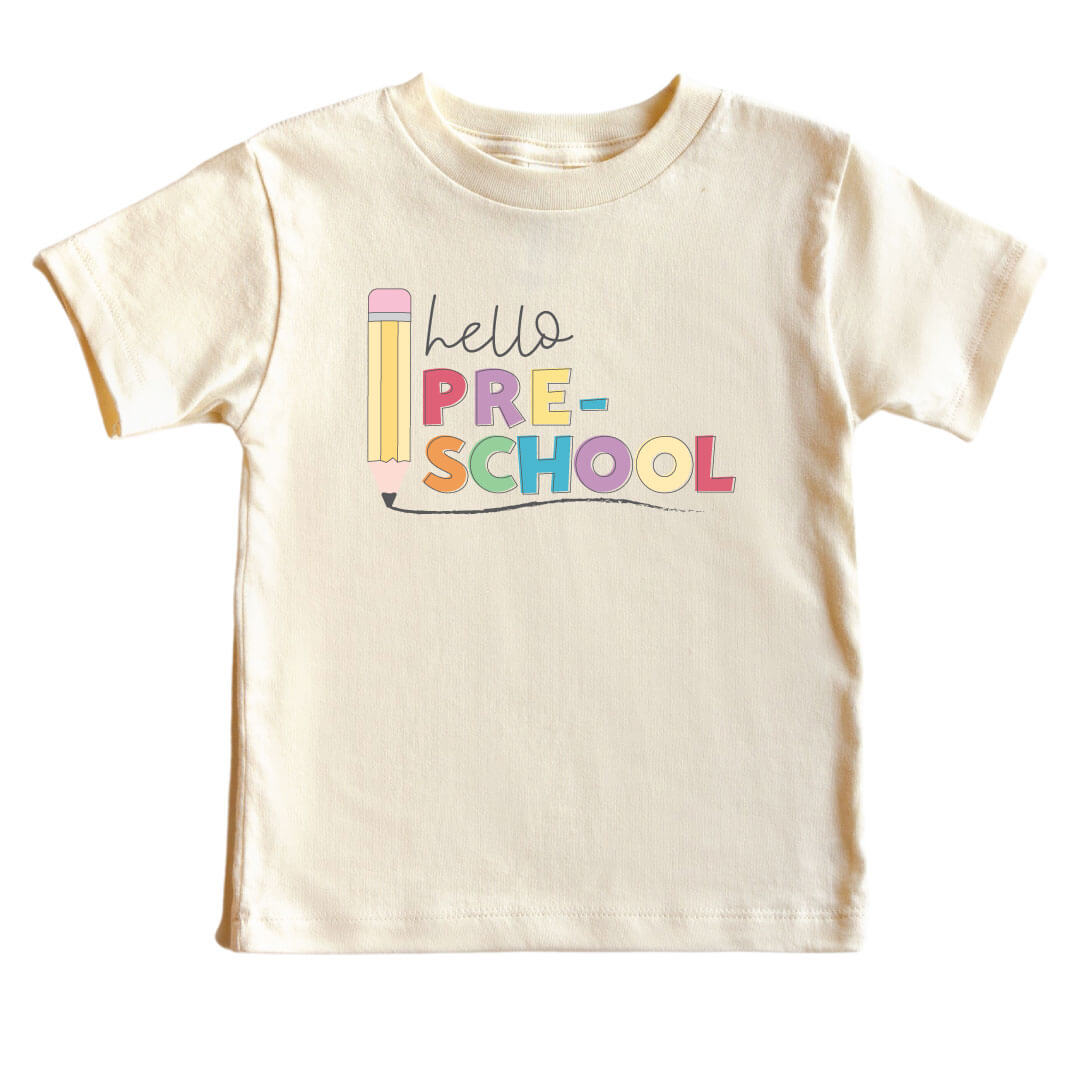 hello preschool tee shirt 