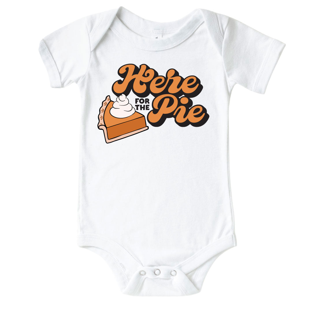 here for the pie graphic bodysuit for babies