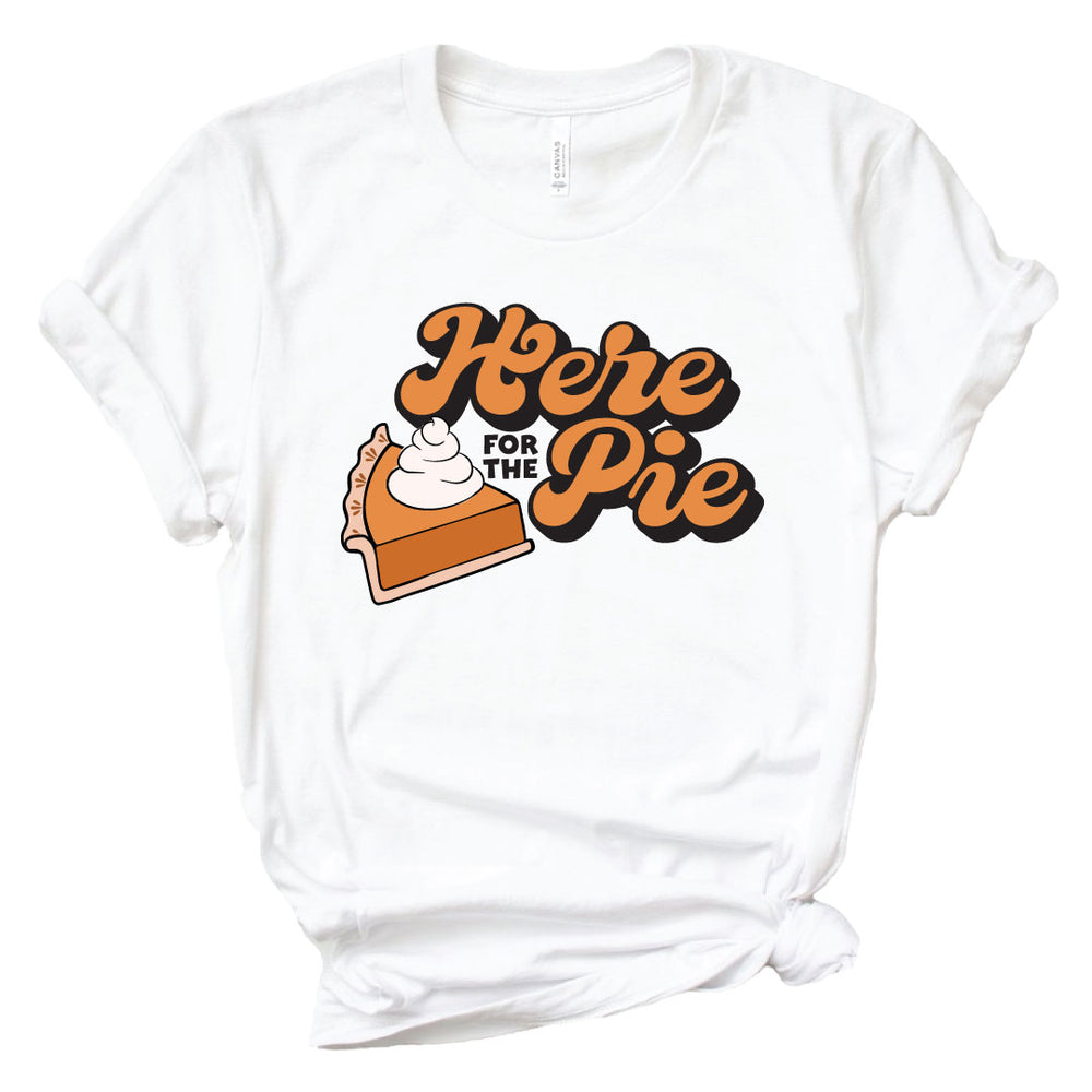 here for the pie women's graphic tee