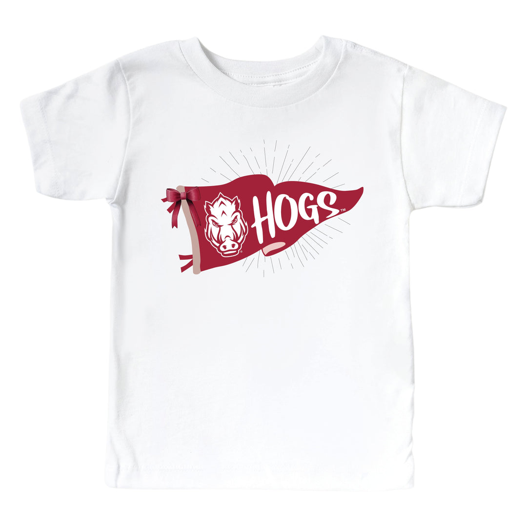 University of Arkansas | Football & Bows Kids Graphic Tee