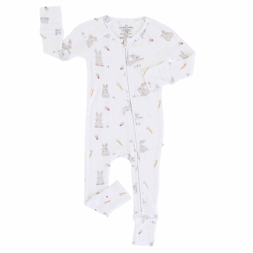 hop little bunnies convertible zip romper