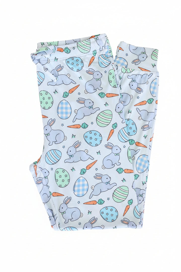 blue hoppy spring jogger pants for adults 