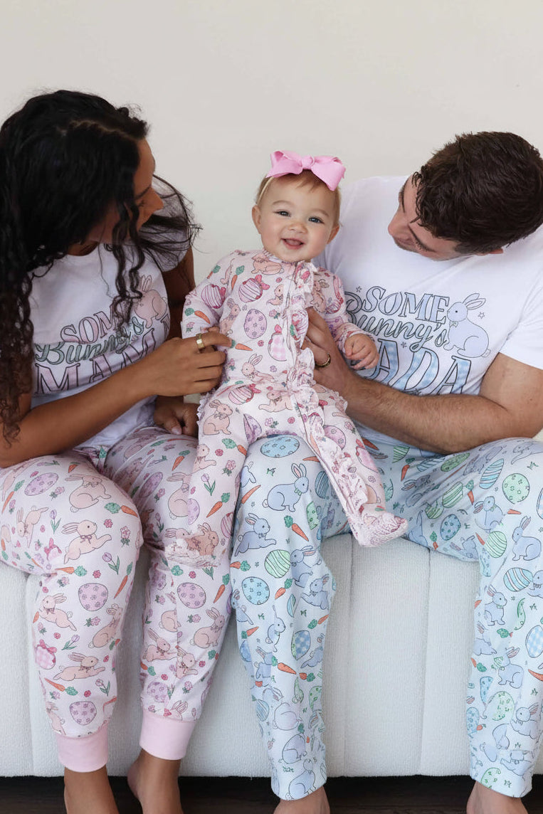easter family matching pajamas hoppy spring 