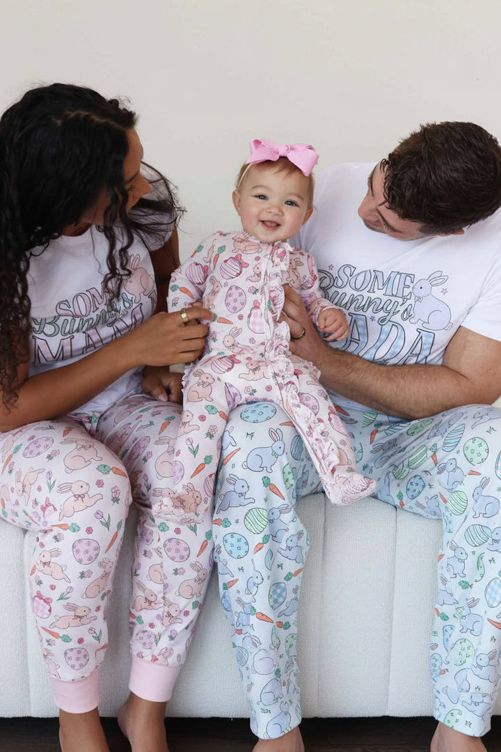 easter family matching pajamas hoppy spring 