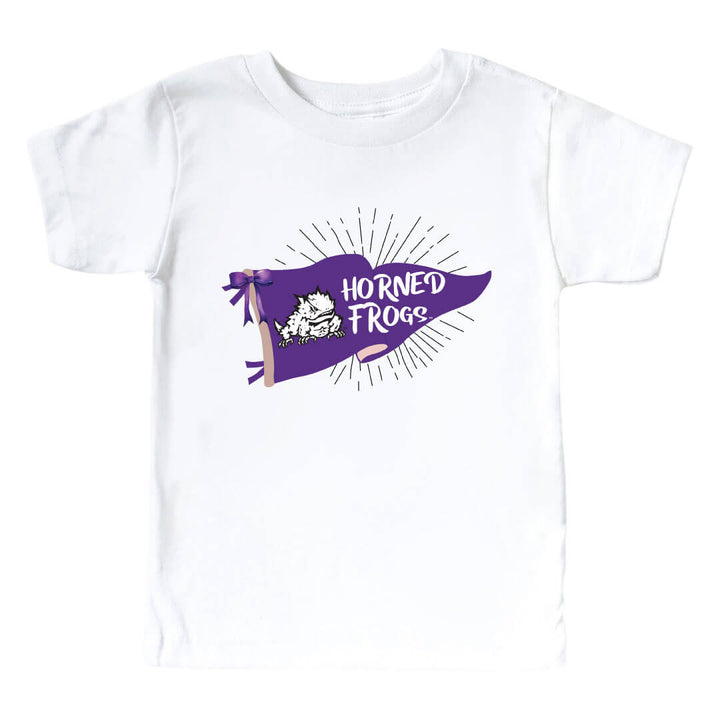 Texas Christian University | Footballs & Bows Kids Graphic Tee