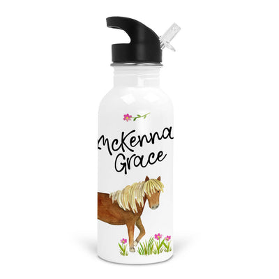 horse water bottle personalized 
