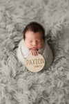 Personalized Wood Announcement | Block