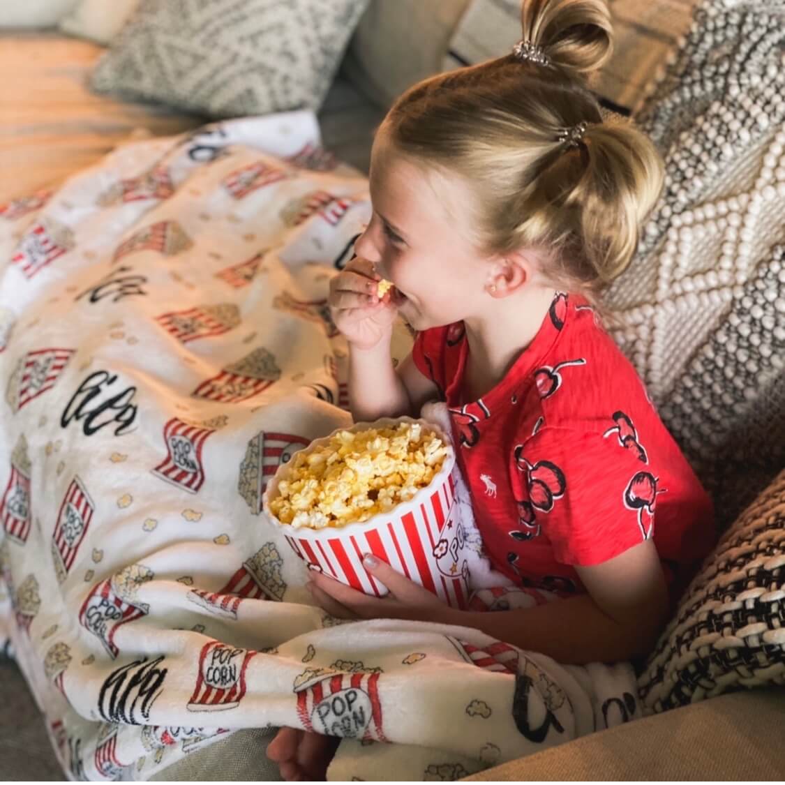 movie themed personalized toddler blanket 