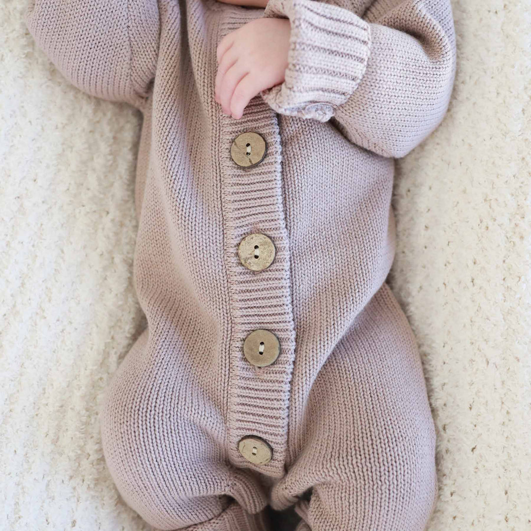 iris long sleeve knit sweater romper