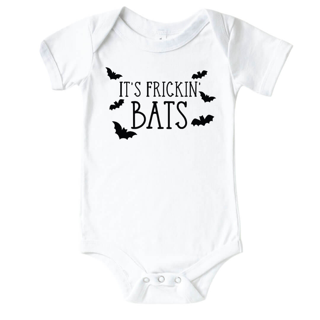 it's frickin bat graphic bodysuit for babies 