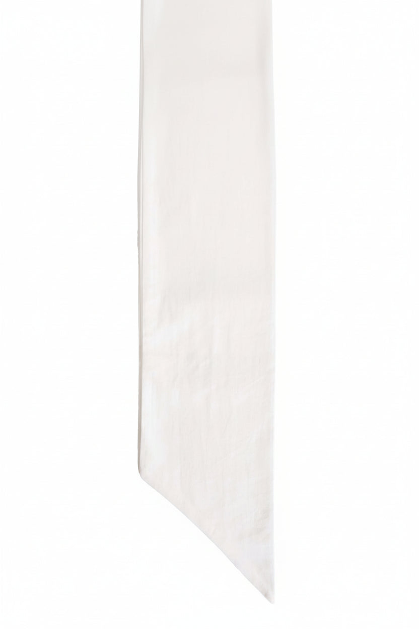 ivory newborn bow sash