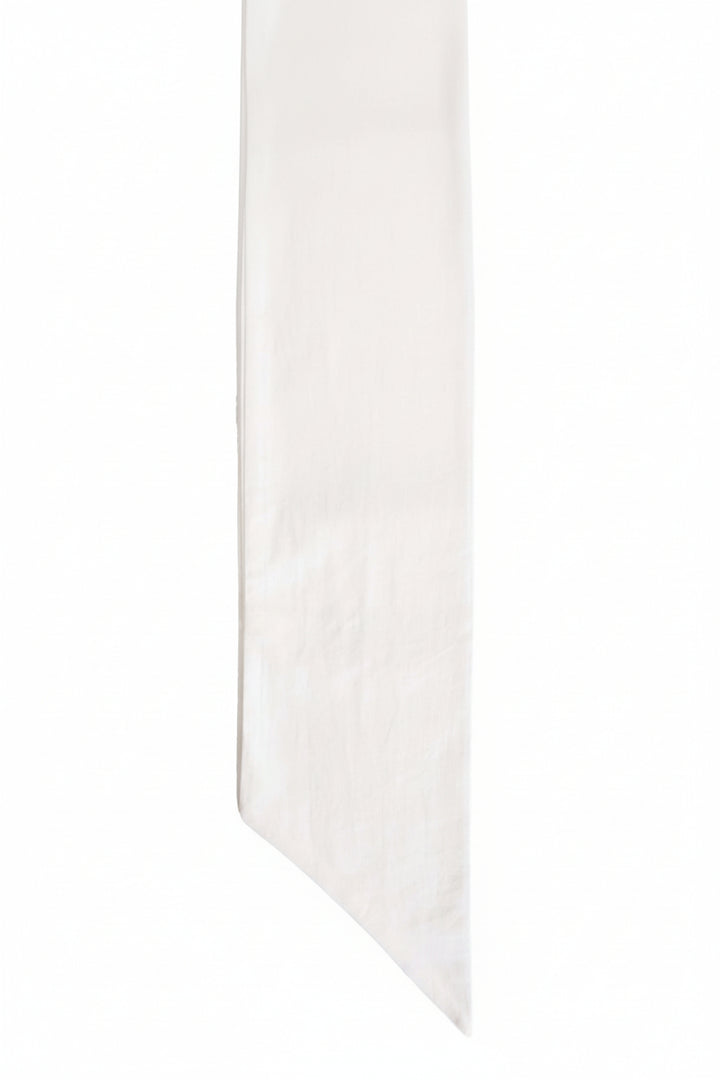 ivory newborn bow sash
