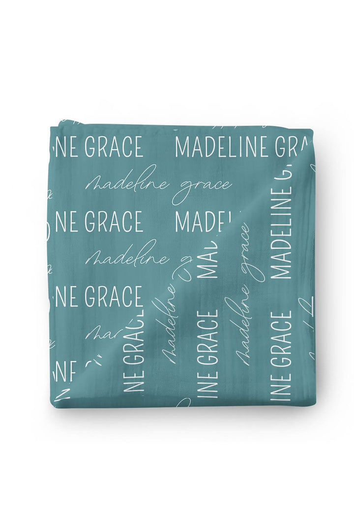 Personalized Baby Name Swaddle Blanket