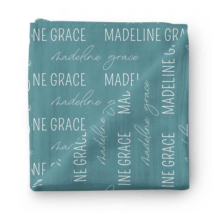 Personalized Baby Name Swaddle Blanket