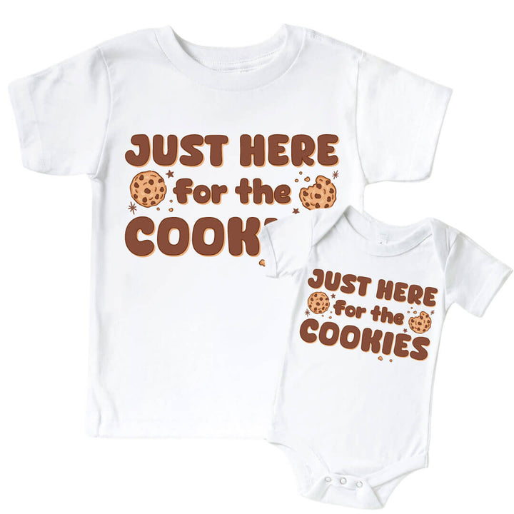 just for the cookies graphic tee and bodysuit 