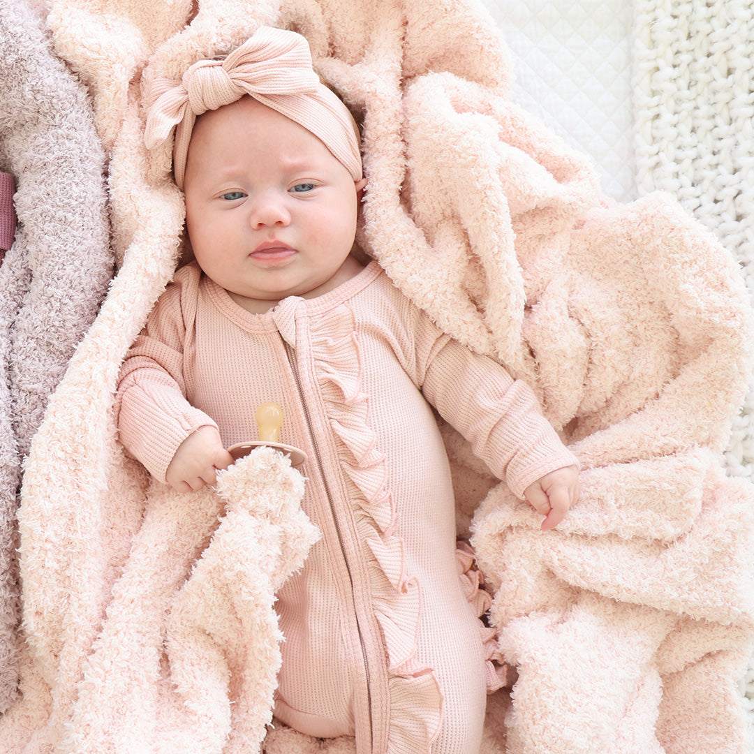 CuddleLane™ Luxe Blankets | Rose