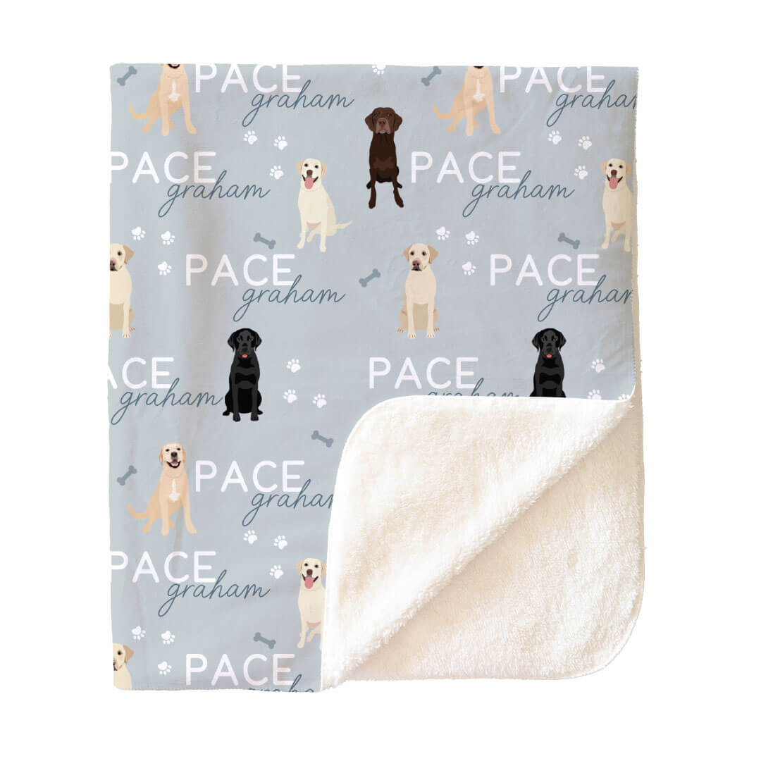 Personalized Kids Blankets | Dog Breeds