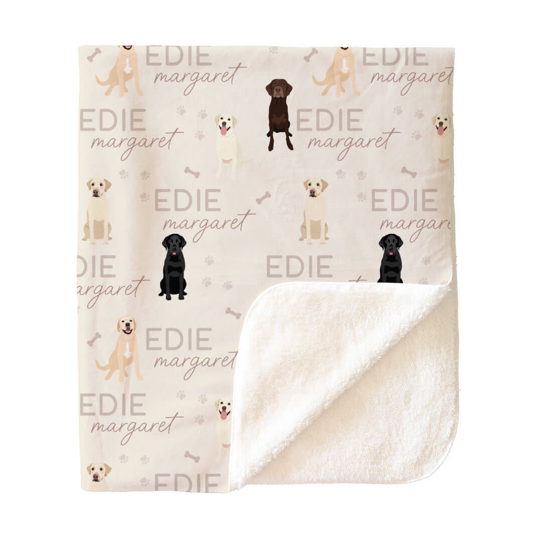 Personalized Kids Blankets | Dog Breeds