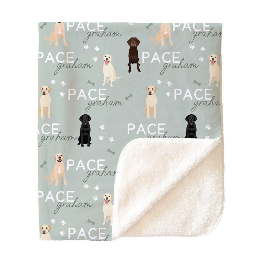 Personalized Kids Blankets | Dog Breeds