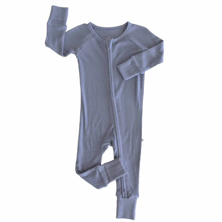 lake bamboo waffle pajama romper for boys 