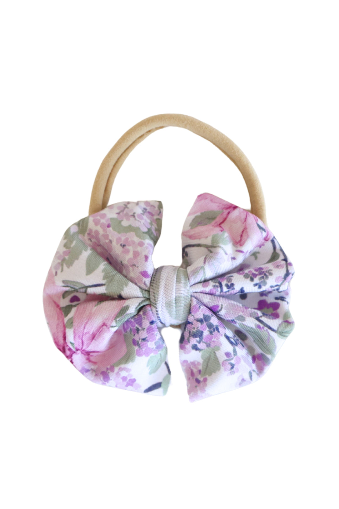 lavender lullaby knit bow headband 