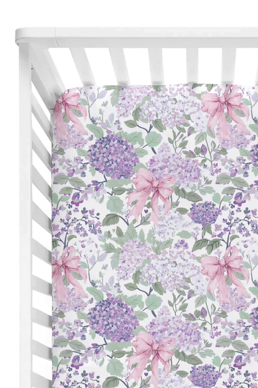 lavender lullaby crib sheet