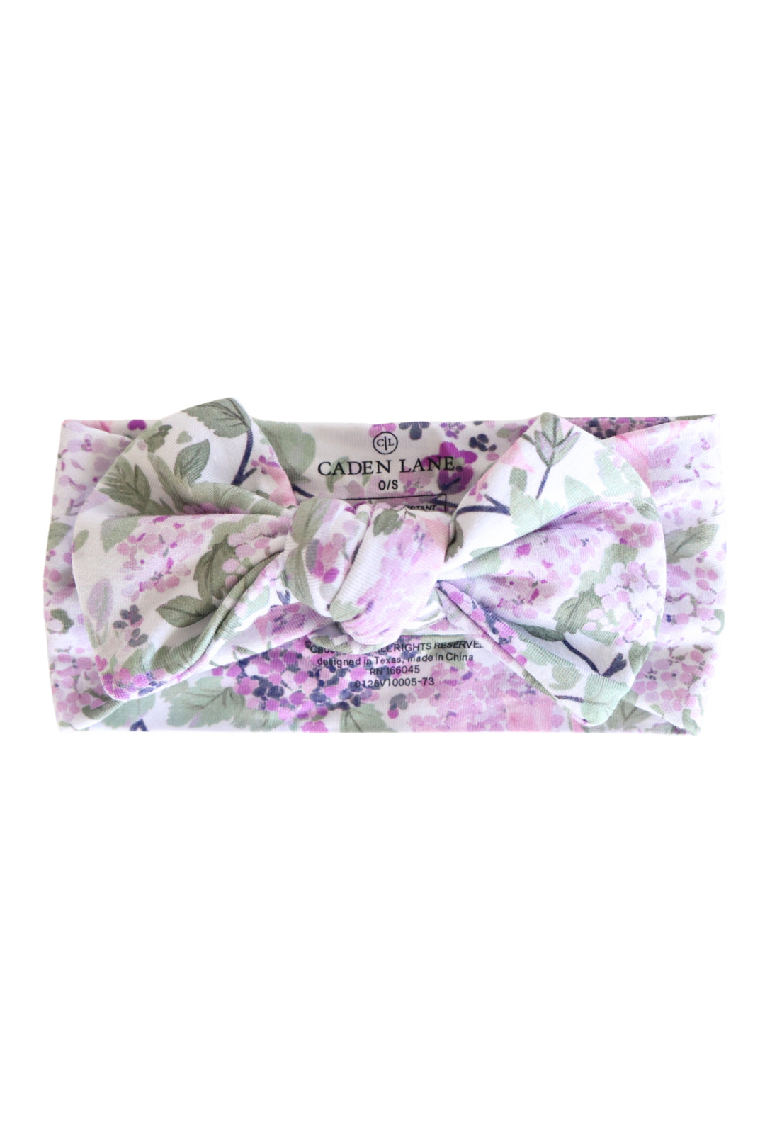 lavender lullaby knit large bow headwrap