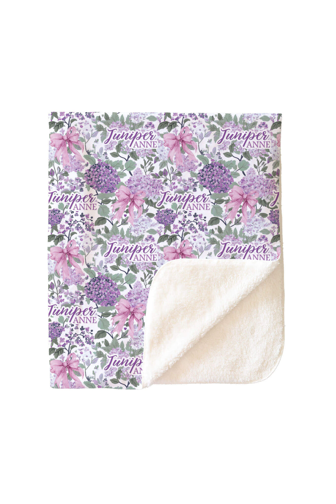 lavender lullaby sherpa blanket 