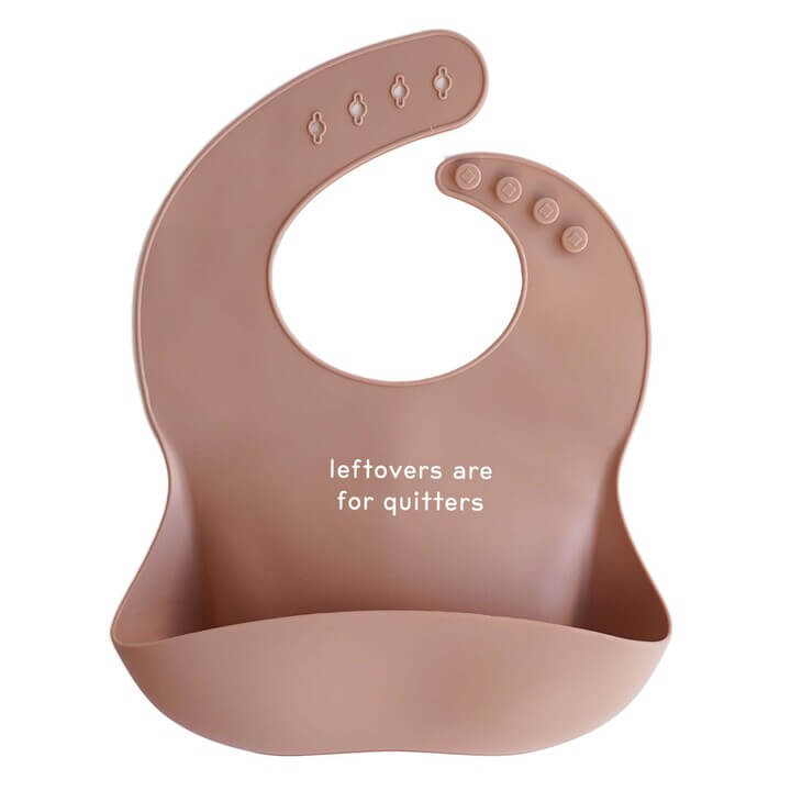 Silicone Sayings Baby Bibs