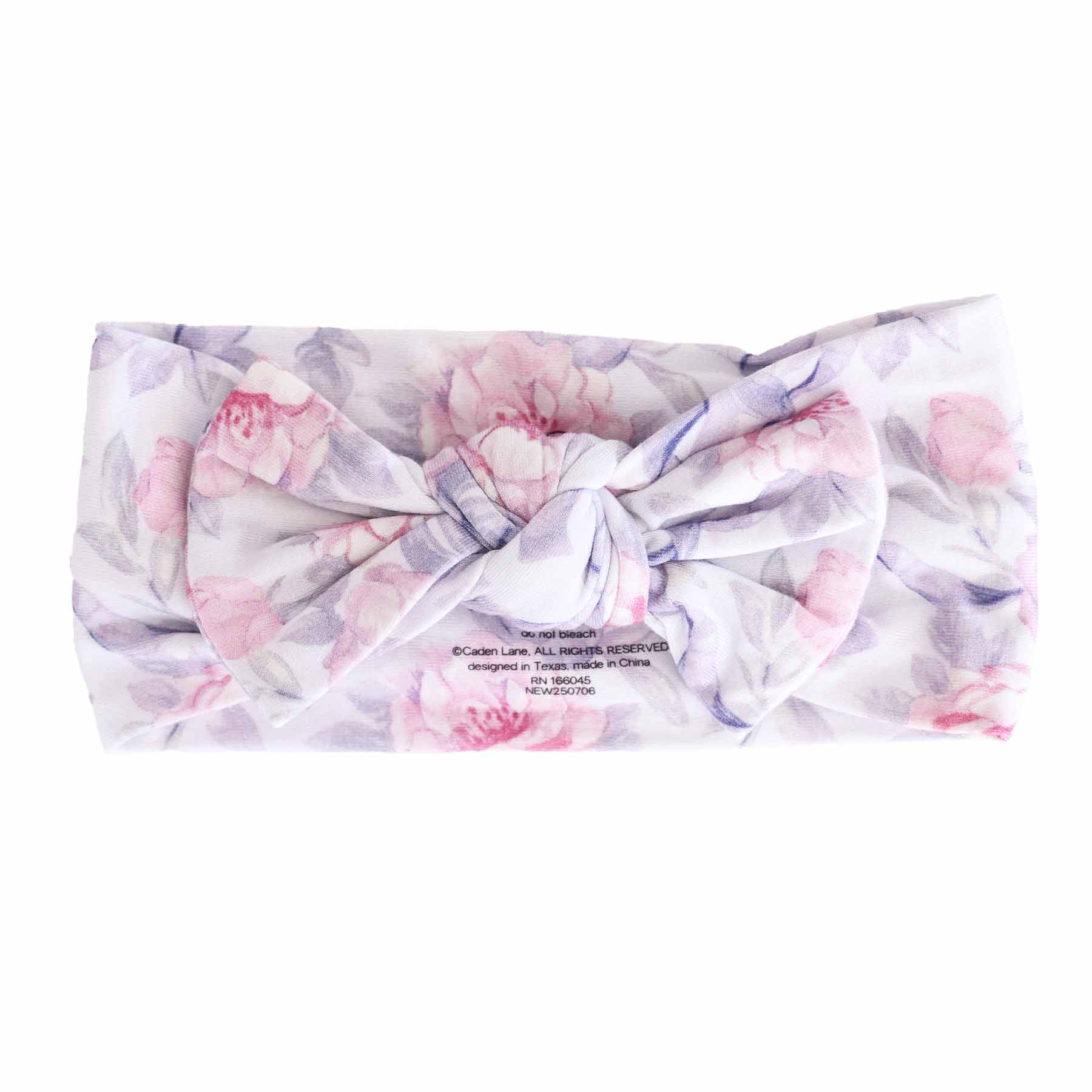 Leighton's Lavender Knit Large Bow Headwrap