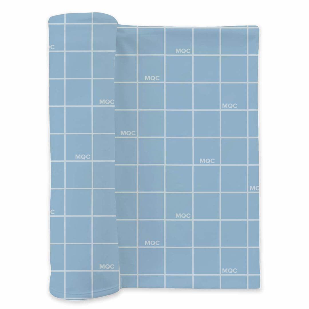 light blue personalized swaddle blankets for boys 