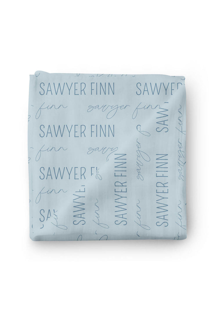 Personalized Baby Name Swaddle Blanket
