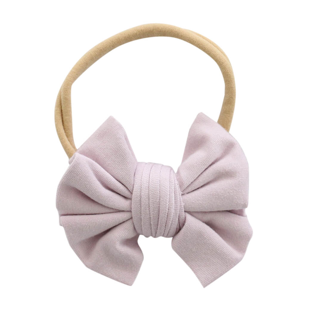 Solid Knit Bow Headbands