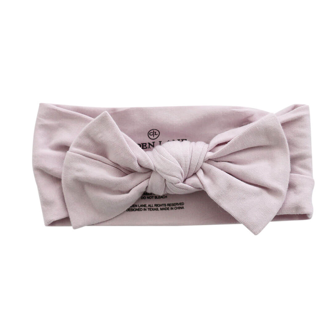 lavender bow headwrap
