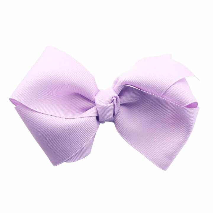 lilac bow with clip