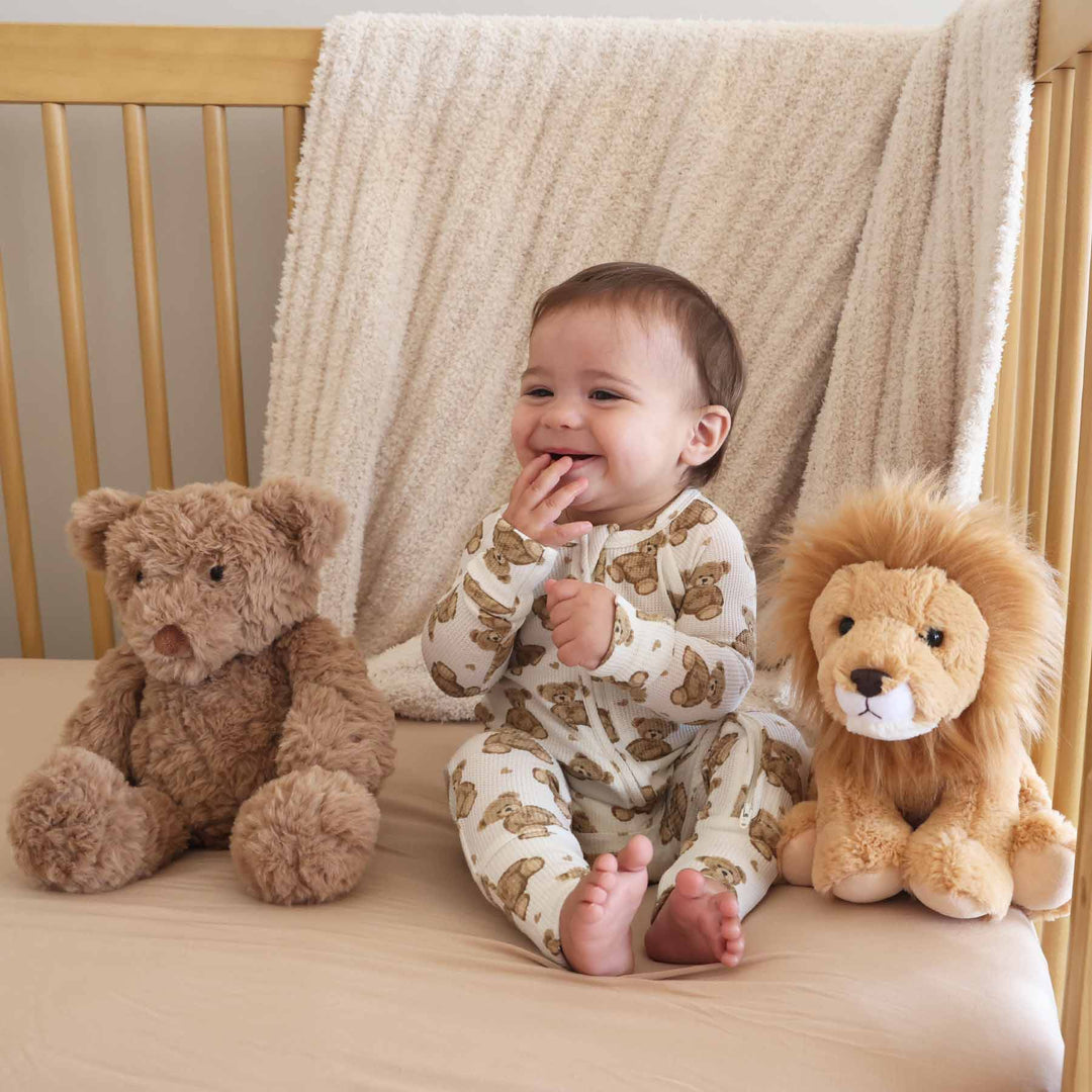 teddy bear and lion stuffed animals for babies, toddlers and kids 