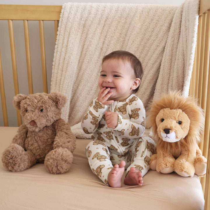 teddy bear and lion stuffed animals for babies, toddlers and kids 