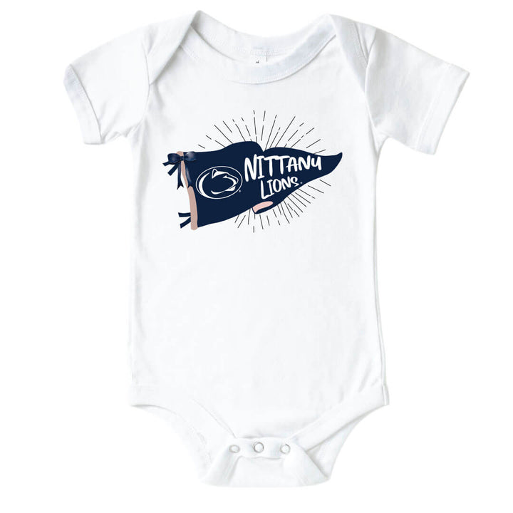 The Pennsylvania State University | Footballs & Bows Graphic Bodysuit