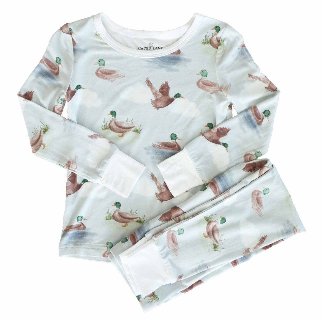 little duckling two piece pajama set 