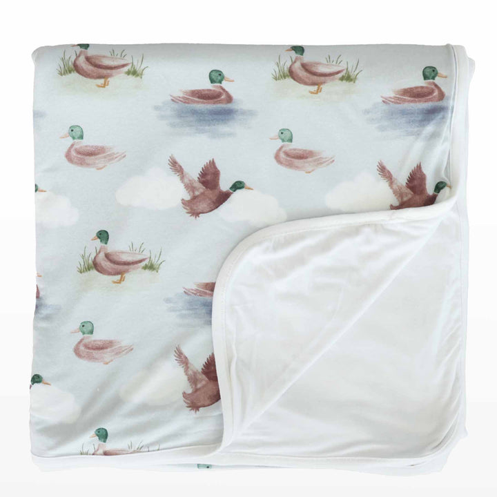 little duckling bamboo blanket 