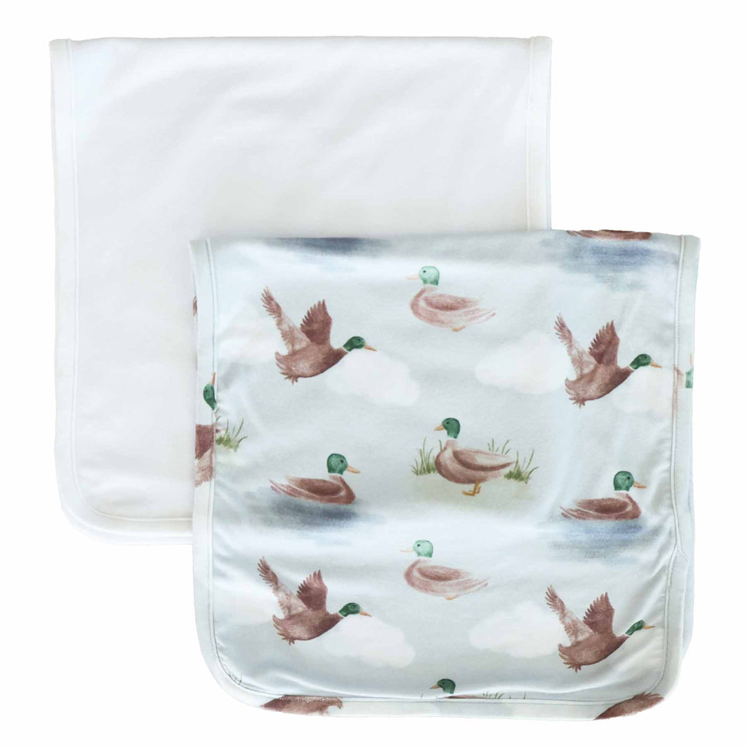 mallard burp cloth set for babies 