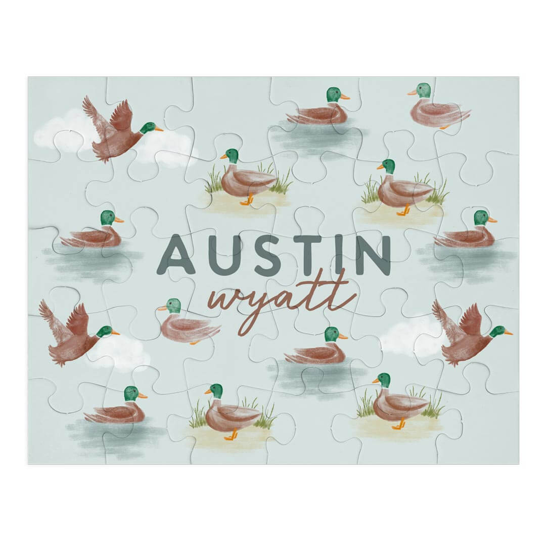 duck personalized puzzle for kids 